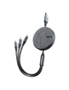 Kabel USB Baseus Fabric 3w1 USB-C / Lightning / Micro 3,5A 1,2m (szary)