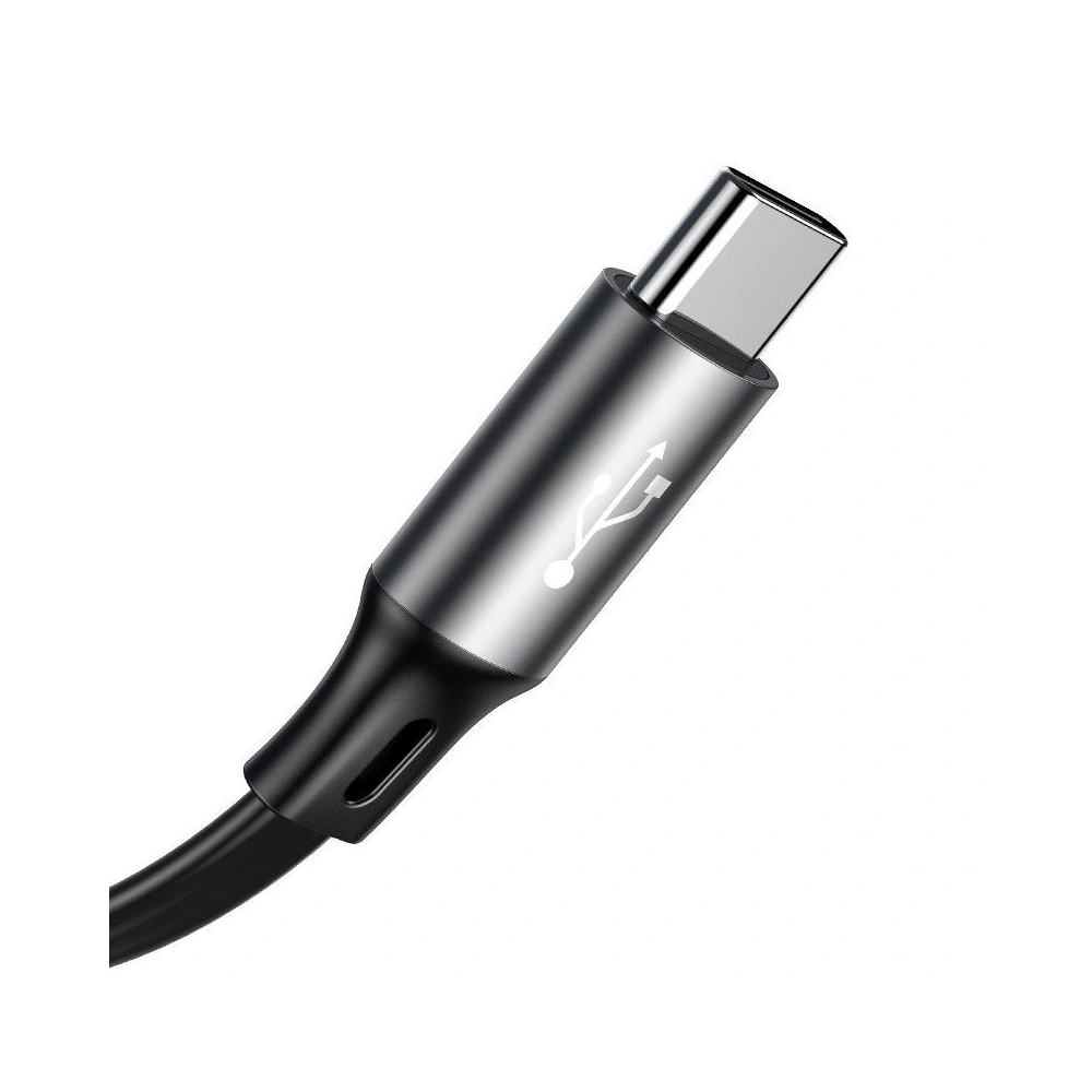 Hurtownia GSM - Kabel USB Baseus Fabric 3w1 USB-C / Lightning / Micro 3,5A 1,2m (szary) - BSU631GRY - {ean13} - Hurt