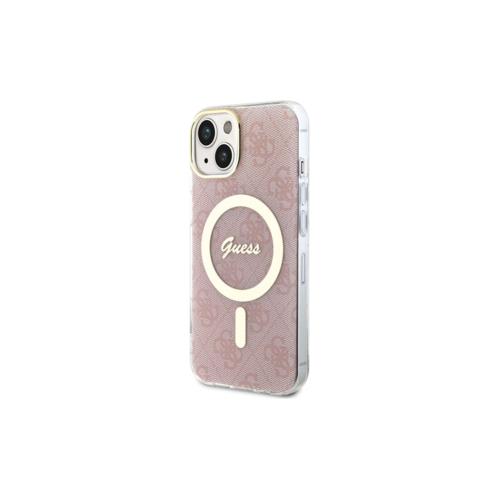 Hurtownia GSM - Etui Guess GUHMP15SH4STP Apple iPhone 15 / 14 / 13 hardcase IML 4G MagSafe růžový/pink - GUE3312 - {ean13} - Hurt