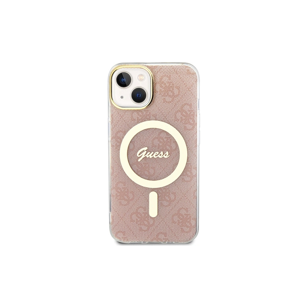 Hurtownia GSM - Etui Guess GUHMP15SH4STP Apple iPhone 15 / 14 / 13 hardcase IML 4G MagSafe růžový/pink - GUE3312 - {ean13} - Hurt