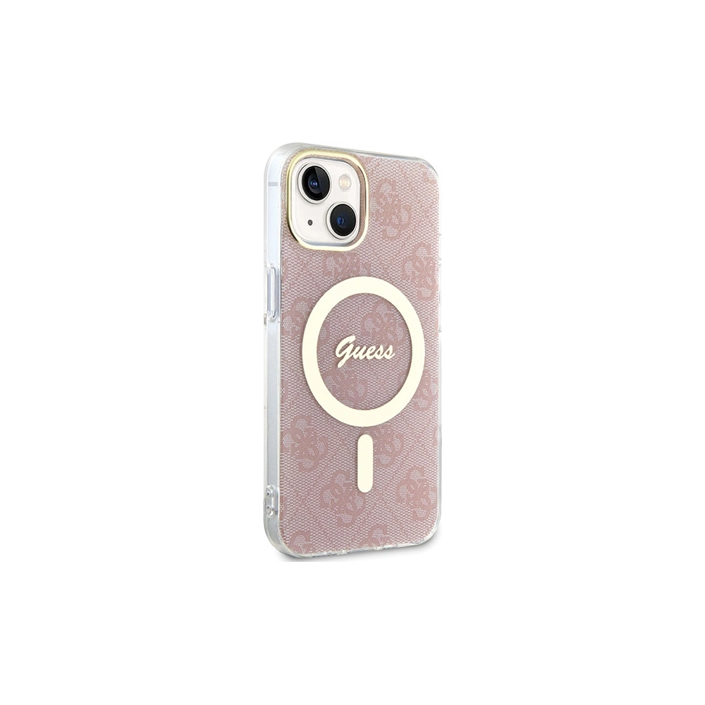 Hurtownia GSM - Etui Guess GUHMP15SH4STP Apple iPhone 15 / 14 / 13 hardcase IML 4G MagSafe růžový/pink - GUE3312 - {ean13} - Hurt