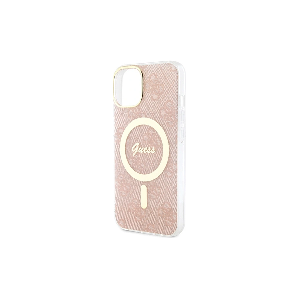 Hurtownia GSM - Etui Guess GUHMP15SH4STP Apple iPhone 15 / 14 / 13 hardcase IML 4G MagSafe růžový/pink - GUE3312 - {ean13} - Hurt