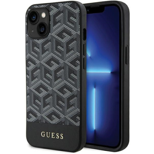 Hurtownia Guess - 3666339194703 - GUE3313 - Etui Guess GUHMP15SHGCFSEK Apple iPhone 15 / 14 / 13 hardcase GCube Stripes MagSafe czarny/black - B2B homescreen
