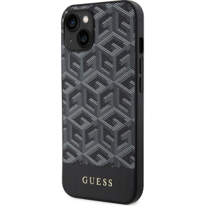 Hurtownia GSM - Case Guess GUHMP15SHGCFSEK Apple iPhone 15 / 14 / 13 Hardcase GCube Stripes MagSafe schwarz/black - GUE3313 - {ean13} - Hurt