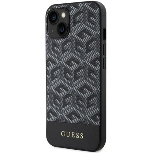 Etui Guess GUHMP15SHGCFSEK Apple iPhone 15 / 14 / 13 hardcase GCube Stripes MagSafe czarny/black