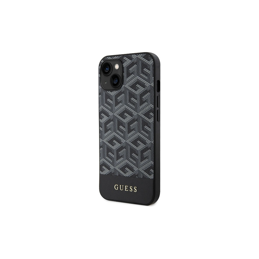 Hurtownia GSM - Case Guess GUHMP15SHGCFSEK Apple iPhone 15 / 14 / 13 Hardcase GCube Stripes MagSafe schwarz/black - GUE3313 - {ean13} - Hurt