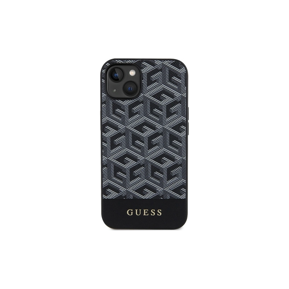 Hurtownia GSM - Etui Guess GUHMP15SHGCFSEK Apple iPhone 15 / 14 / 13 hardcase GCube Stripes MagSafe negru/black - GUE3313 - {ean13} - Hurt