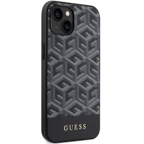 Etui Guess GUHMP15SHGCFSEK Apple iPhone 15 / 14 / 13 hardcase GCube Stripes MagSafe czarny/black