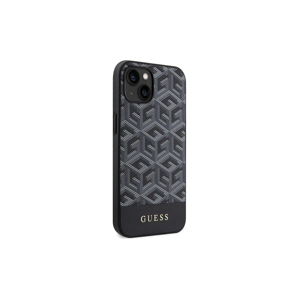 Hurtownia GSM - Case Guess GUHMP15SHGCFSEK Apple iPhone 15 / 14 / 13 Hardcase GCube Stripes MagSafe schwarz/black - GUE3313 - {ean13} - Hurt