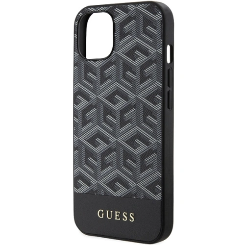 Etui Guess GUHMP15SHGCFSEK Apple iPhone 15 / 14 / 13 hardcase GCube Stripes MagSafe czarny/black