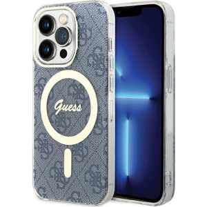 Hurtownia GSM - Etui Guess GUHMP15XH4STB Apple iPhone 15 Pro Max hardcase IML 4G MagSafe modrý/blue - GUE3314 - {ean13} - Hurt