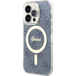 Hurtownia GSM - Case Guess GUHMP15XH4STB Apple iPhone 15 Pro Max Hardcase IML 4G MagSafe blau/blue - GUE3314 - {ean13} - Hurt