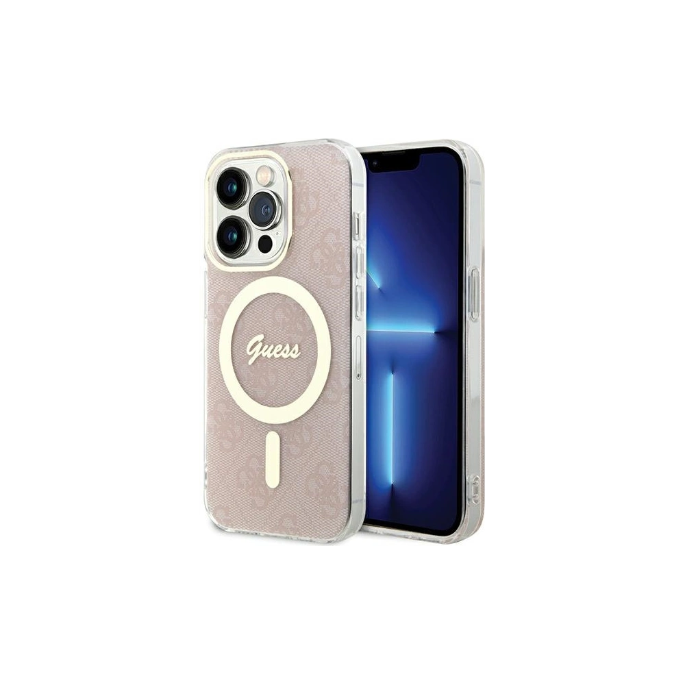Hurtownia GSM - Etui Guess GUHMP15XH4STP Apple iPhone 15 Pro Max hardcase IML 4G MagSafe růžové/pink - GUE3315 - {ean13} - Hurt