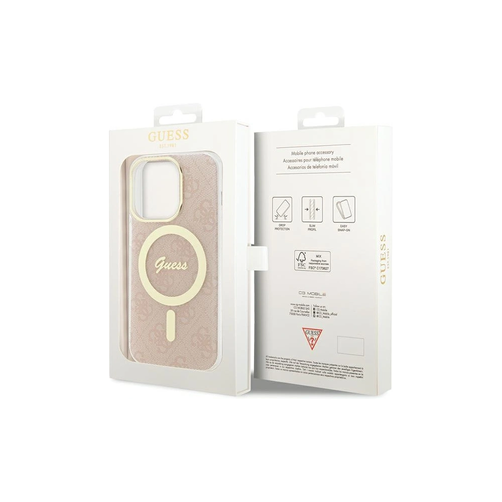 Hurtownia GSM - Case Guess GUHMP15XH4STP Apple iPhone 15 Pro Max Hardcase IML 4G MagSafe rosa/pink - GUE3315 - {ean13} - Hurt