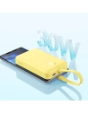 Hurtownia GSM - Baseus Magnetic Mini Power Bank 10000mAh 30W USB-C s bezdrátovým nabíjením MagSafe + vestavěný kabel USB-C - BSU4847 - {ean13} - Hurt