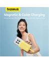 Hurtownia GSM - Baseus Magnetic Mini Power Bank 10000mAh 30W USB-C s bezdrátovým nabíjením MagSafe + vestavěný kabel USB-C - BSU4847 - {ean13} - Hurt