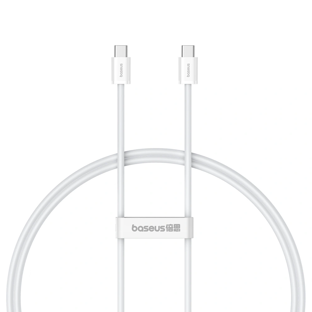 Wholesale Baseus Superior Series ll USB-C / USB-C cable 30W 480Mb/s 1m white - BSU4848 - {ean13} - Hurt