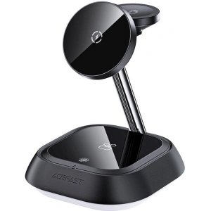 Wholesale Acefast E16 LED 3-in-1 wireless charger black - ACE85 - {ean13} - Hurt