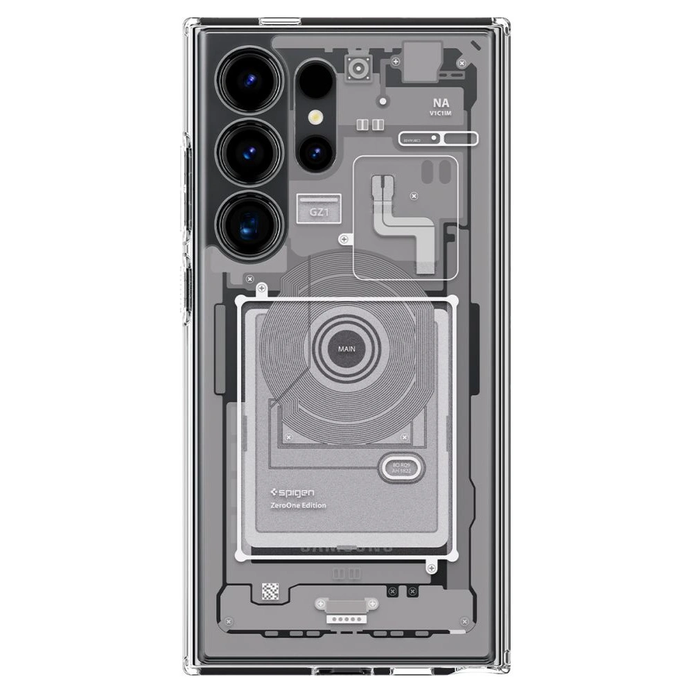 Hurtownia GSM - Etui Spigen Ultra Hybrid Samsung Galaxy S24 Ultra Zero One Alb - SPN3349 - {ean13} - Hurt