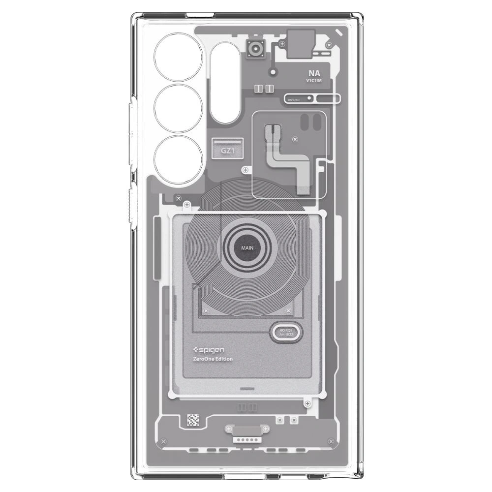 Hurtownia GSM - Etui Spigen Ultra Hybrid Samsung Galaxy S24 Ultra Zero One Alb - SPN3349 - {ean13} - Hurt