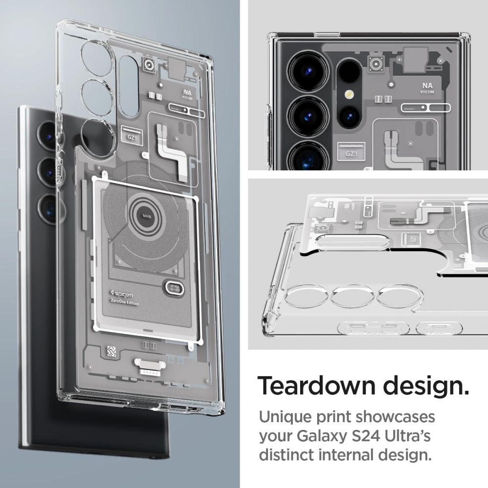 Hurtownia GSM - Etui Spigen Ultra Hybrid Samsung Galaxy S24 Ultra Zero One Fehér - SPN3349 - {ean13} - Hurt