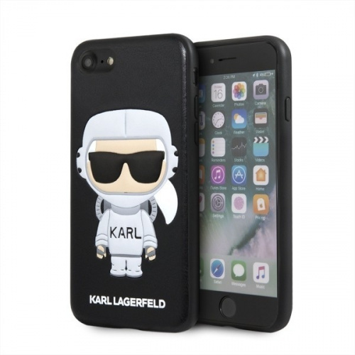 Hurtownia Karl Lagerfeld - 3700740430989 - KLD076BLK - Karl Lagerfeld KLHCI8KSCO Apple iPhone SE 2022/SE 2020/8/7 hardcase czarny/black Karl Space Cosmonaut - B2B homescreen