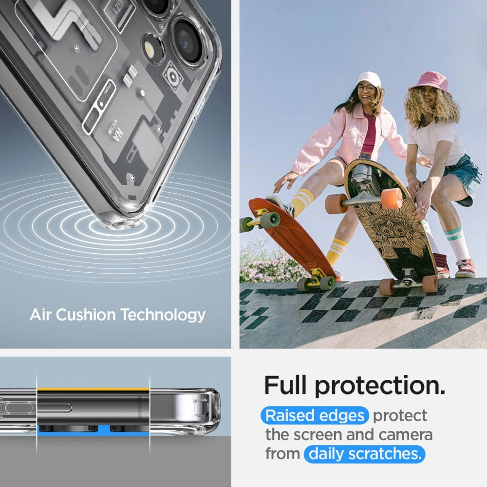 Hurtownia GSM - Case Spigen Ultra Hybrid Samsung Galaxy S24 Zero One Weiß - SPN3350 - {ean13} - Hurt