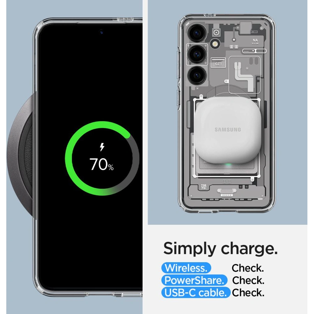 Hurtownia GSM - Etui Spigen Ultra Hybrid Samsung Galaxy S24 Zero One Bílá - SPN3350 - {ean13} - Hurt
