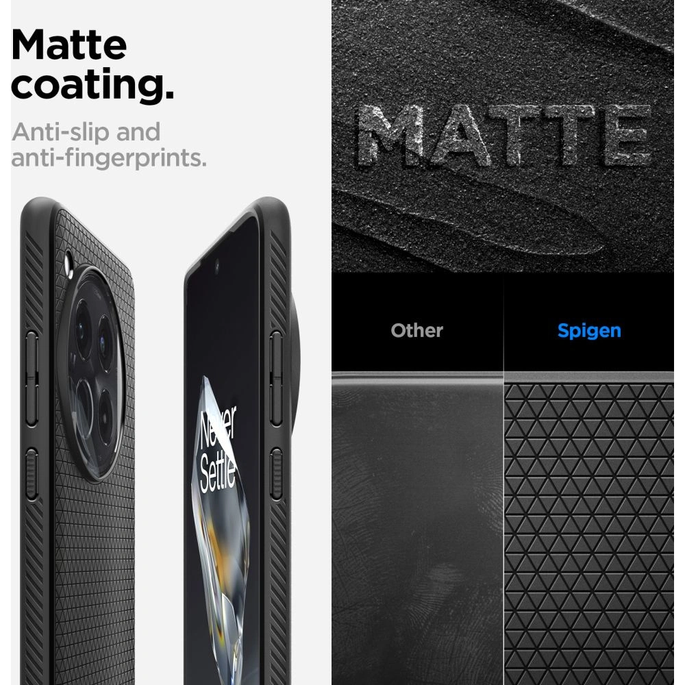 Hurtownia GSM - Etui Spigen Liquid Air OnePlus 12 Matt Fekete - SPN3351 - {ean13} - Hurt