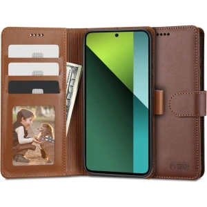 Hurtownia GSM - Etui Tech-Protect Wallet Xiaomi Redmi Note 13 Pro 5G / Poco X6 5G Hnědé - THP2663 - {ean13} - Hurt