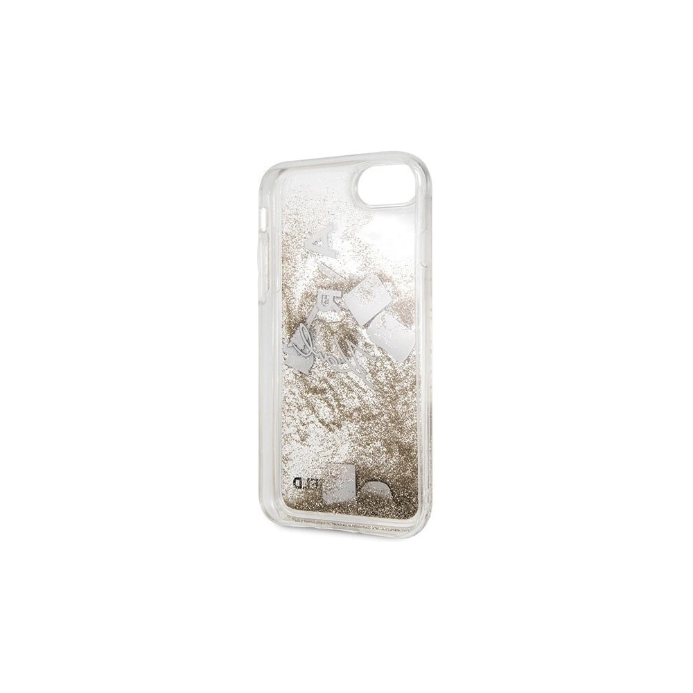 Hurtownia GSM - Karl Lagerfeld KLHCI8KSICGO Apple iPhone SE 2022/SE 2020/8/7 złoty/gold hard case Iconic Liquid Glitter - KLD077GLD - {ean13} - Hurt