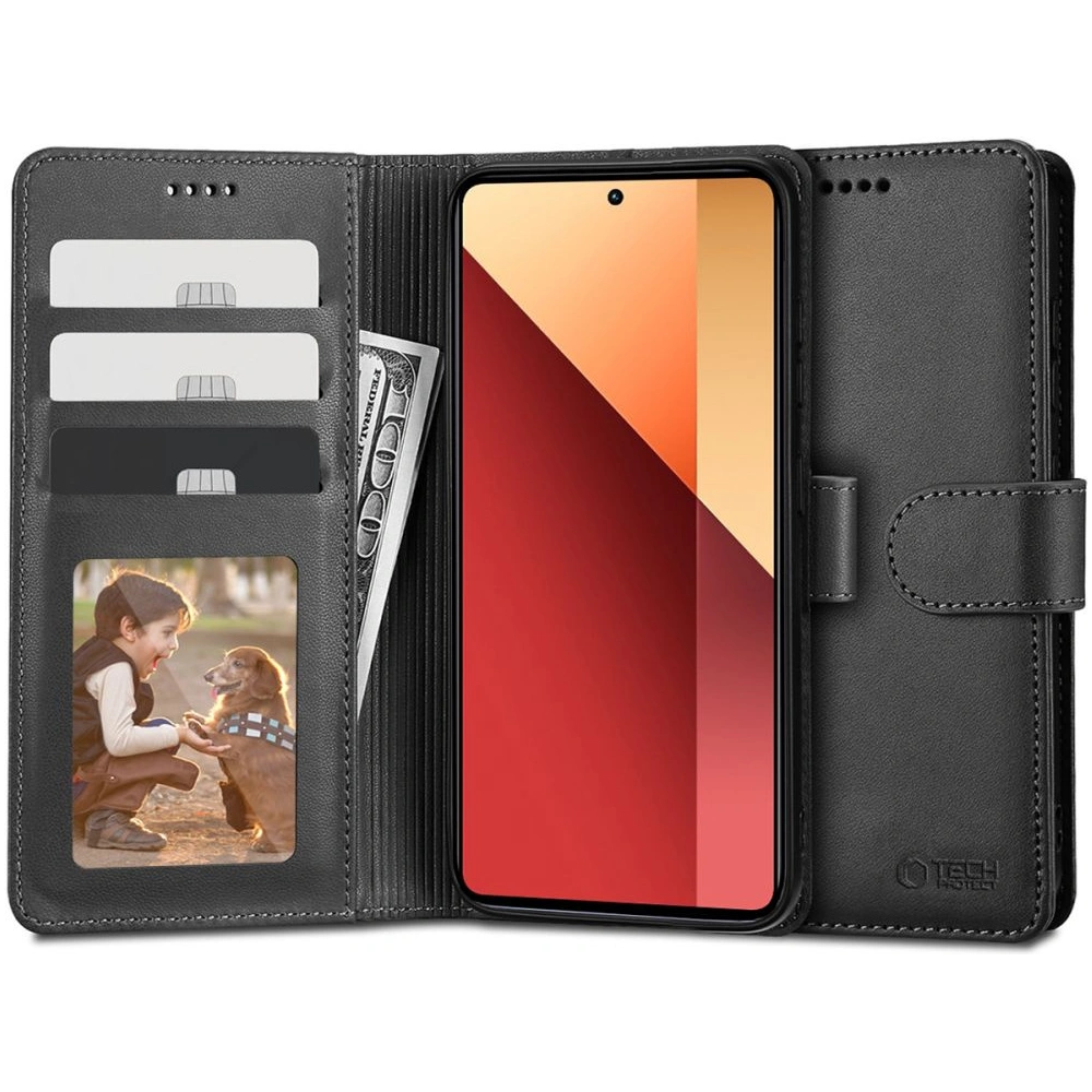 Wholesale Tech-Protect Wallet Xiaomi Redmi Note 13 Pro 4G / LTE / 14S / Poco M6 Pro 4G Black - THP2668 - {ean13} - Hurt