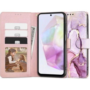 Hurtownia GSM - Etui Tech-Protect Wallet Samsung Galaxy A35 5G Marble - THP2669 - {ean13} - Hurt