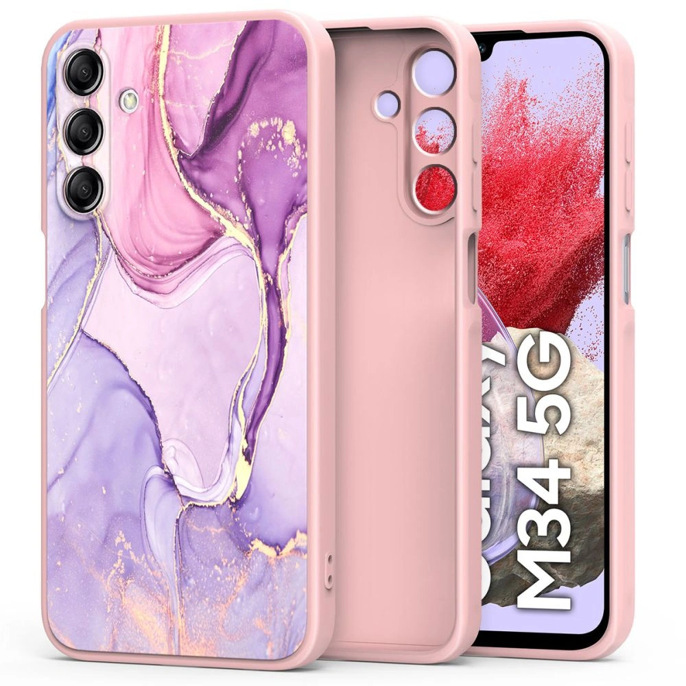 Hurtownia GSM - Case Tech-Protect Icon Samsung Galaxy M34 5G Marmor - THP2671 - {ean13} - Hurt
