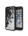 Karl Lagerfeld KLHCI8KSIGMU Apple iPhone SE 2022/SE 2020/8/7 czarny/black hard case Signature Liquid Glitter Sequins