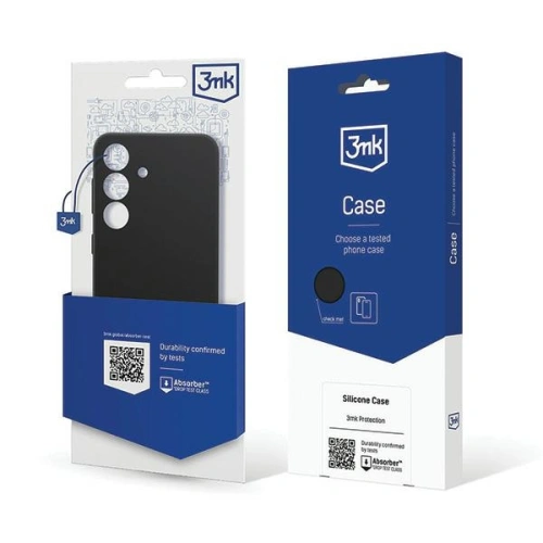 Etui 3MK Silicone Case Samsung Galaxy S24 czarny/black
