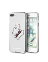 Karl Lagerfeld KLHCI8LCFHE hardcase transparent pentru iPhone 7/8 Plus Choupette Fun