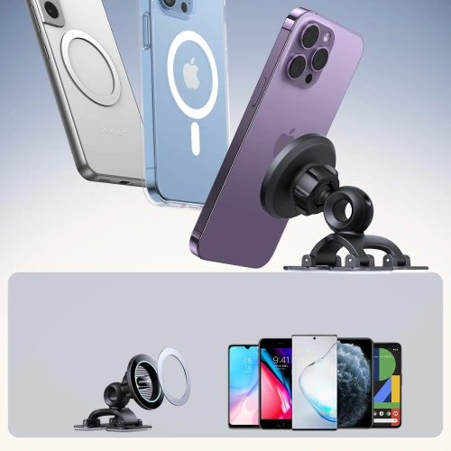 Uchwyt samochodowy magnetyczny na kokpit Joyroom JR-ZS366 czarny