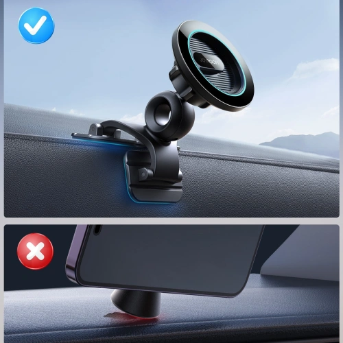 Uchwyt samochodowy magnetyczny na kokpit Joyroom JR-ZS366 czarny