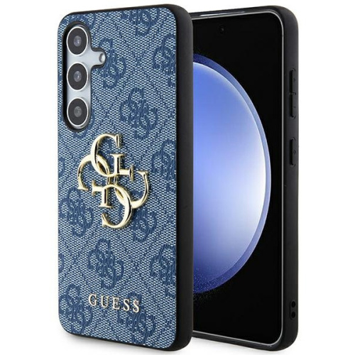 Guess Distributor - 3666339241285 - GUE3317 - Guess GUHCS24M4GMGBL Samsung Galaxy S24+ Plus hardcase 4G Big Metal Logo blue - B2B homescreen