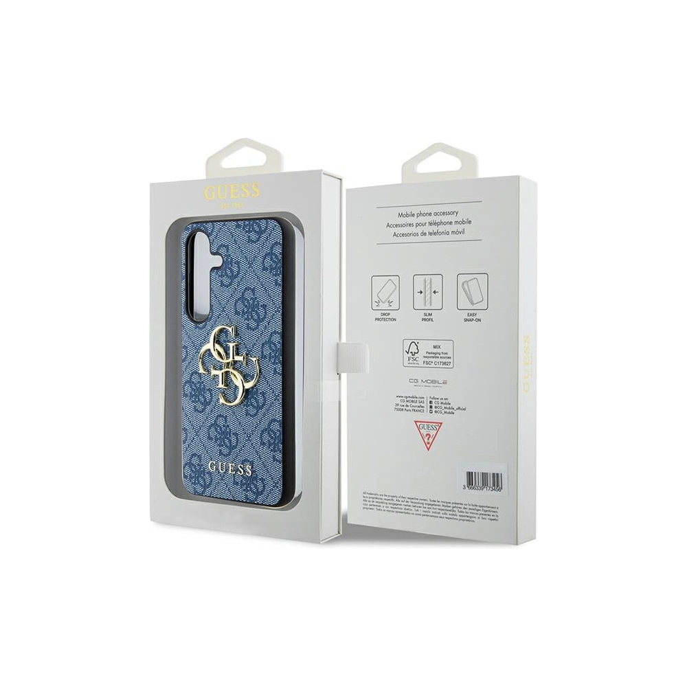 Hurtownia GSM - Etui Guess GUHCS24S4GMGBL Samsung Galaxy S24 hardcase 4G Big Metal Logo modrý/blue - GUE3318 - {ean13} - Hurt