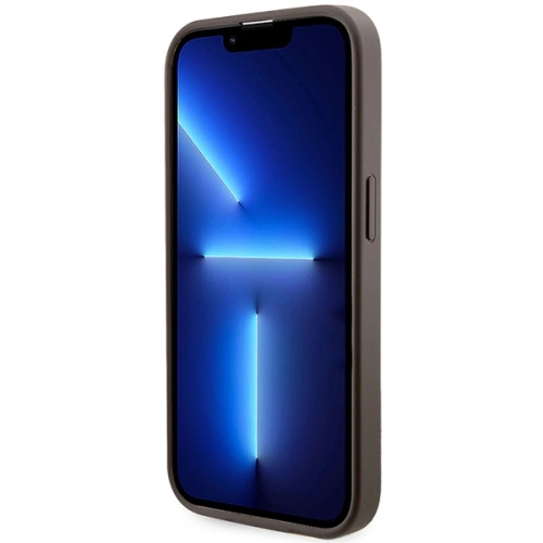 Etui Guess GUHMP15LP4RPSW Apple iPhone 15 Pro hardcase 4G Printed Stripes MagSafe brązowy/brown