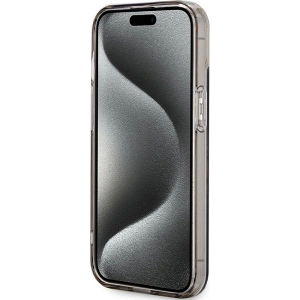 Hurtownia GSM - Case Guess GUHMP15SHFWFCK Apple iPhone 15 / 14 / 13 Hardcase IML Blumen Kranz MagSafe schwarz/black - GUE3320 - {ean13} - Hurt