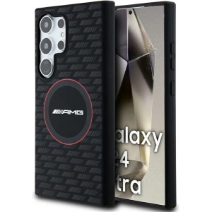Hurtownia GSM - Etui AMG AMHMS24L23SMRK Samsung Galaxy S24 Ultra hardcase Silicone Carbon Pattern MagSafe czarny/black - MRS95 - {ean13} - Hurt