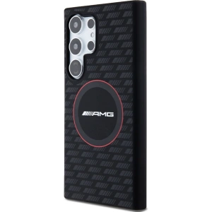 Hurtownia GSM - Etui AMG AMHMS24L23SMRK Samsung Galaxy S24 Ultra hardcase Silicone Carbon Pattern MagSafe czarny/black - MRS95 - {ean13} - Hurt