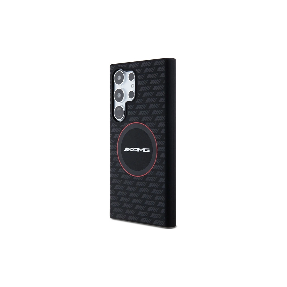 Hurtownia GSM - Etui AMG AMHMS24L23SMRK Samsung Galaxy S24 Ultra hardcase Silicone Carbon Pattern MagSafe negru/black - MRS95 - {ean13} - Hurt