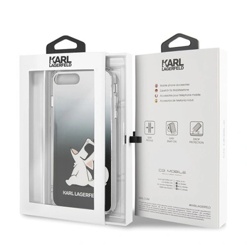 Karl Lagerfeld KLHCI8LCFNRCBK iPhone 7/8 Plus hardcase czarny/black Choupette Fun