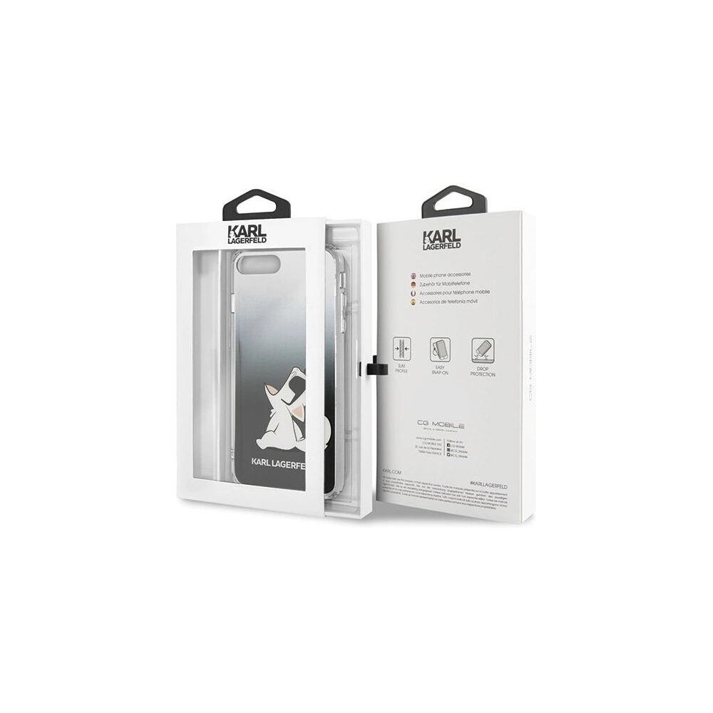 Hurtownia GSM - Karl Lagerfeld KLHCI8LCFNRCBK iPhone 7/8 Plus hardcase czarny/black Choupette Fun - KLD083BLK - {ean13} - Hurt