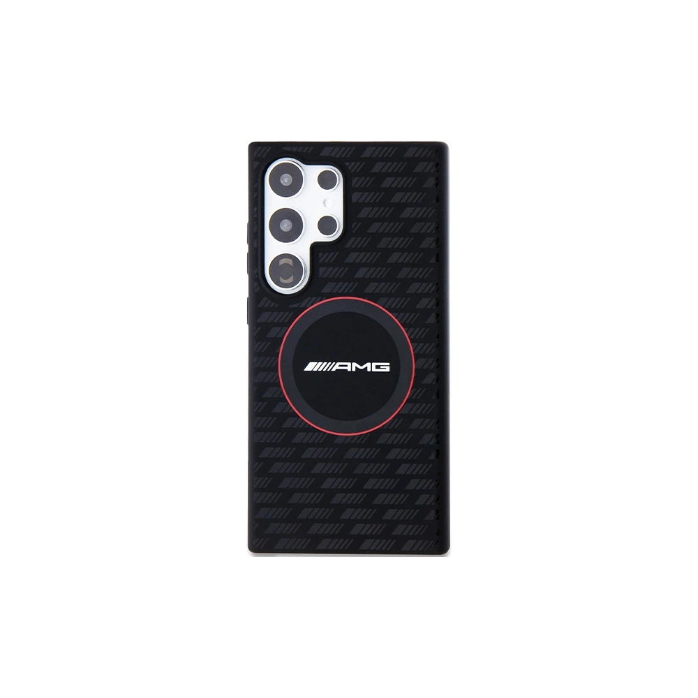 Hurtownia GSM - Etui AMG AMHMS24L23SMRK Samsung Galaxy S24 Ultra hardcase Silicone Carbon Pattern MagSafe negru/black - MRS95 - {ean13} - Hurt