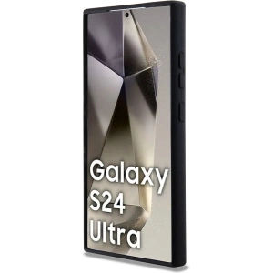 Etui AMG AMHMS24L23SMRK Samsung Galaxy S24 Ultra kemény tok Szilikon Szénminta MagSafe fekete/black